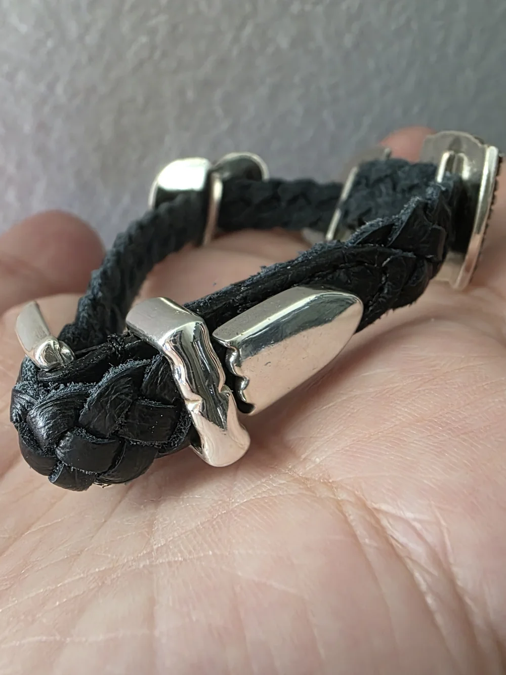 Brighton black braided